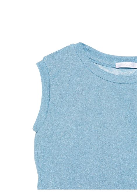 Top crop glitter Lù-Lù BY MISS GRANT | LL4342AZZURRO